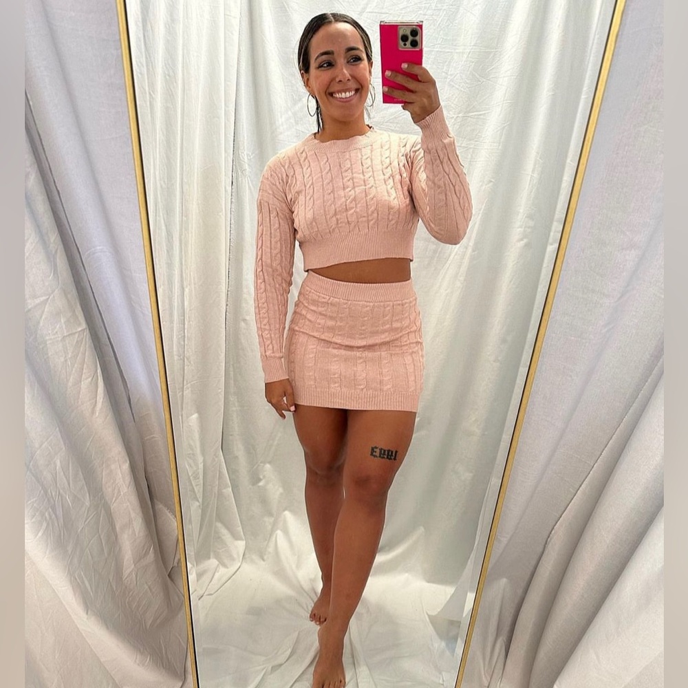 Cozy dusty rose set !!!
